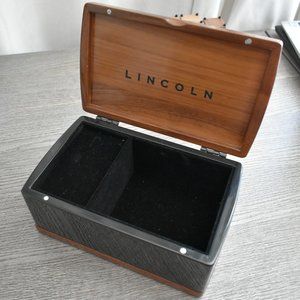 Lincoln Continental Limited Edition Walnut Wood Jewelry Presentation Box